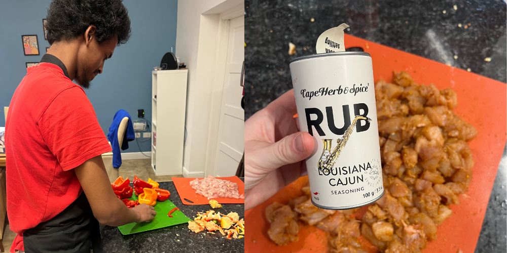 Cajun chicken pasta ingredients