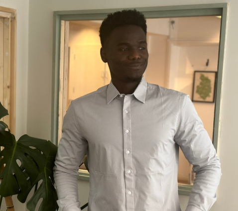 A young man in a shirt